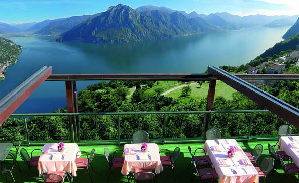 ristorante terrazza hotel panoramico capodanno iseo