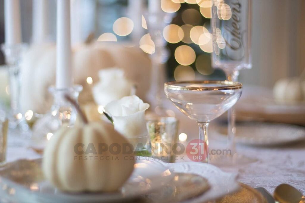 come si apparecchia la tavola per capodanno secondo il galateo